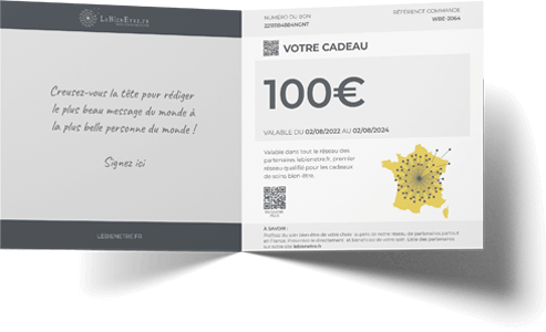 Chèque cadeau 100 € lebienetre