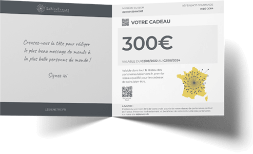 Chèque cadeau 300 € lebienetre